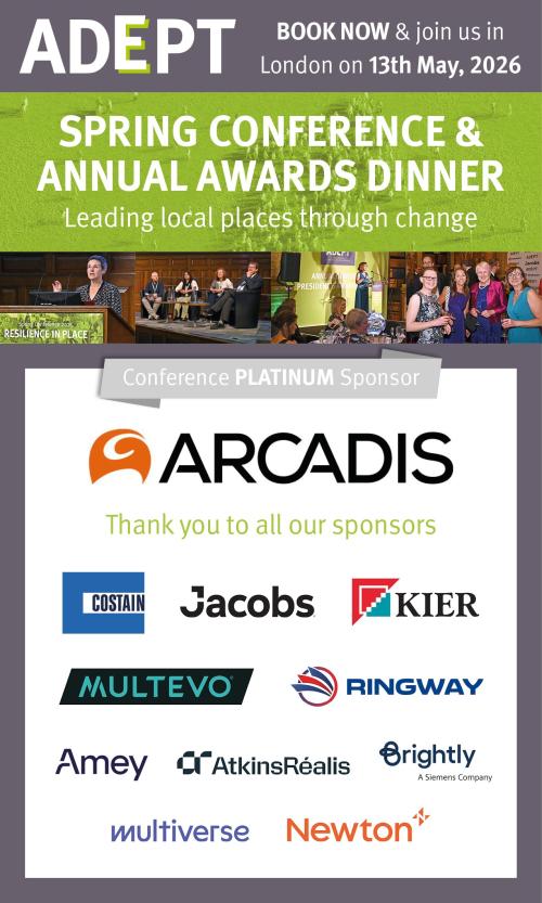 Spring Conference poster with sponsors listed